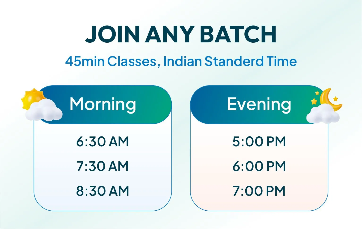 Batch Timing